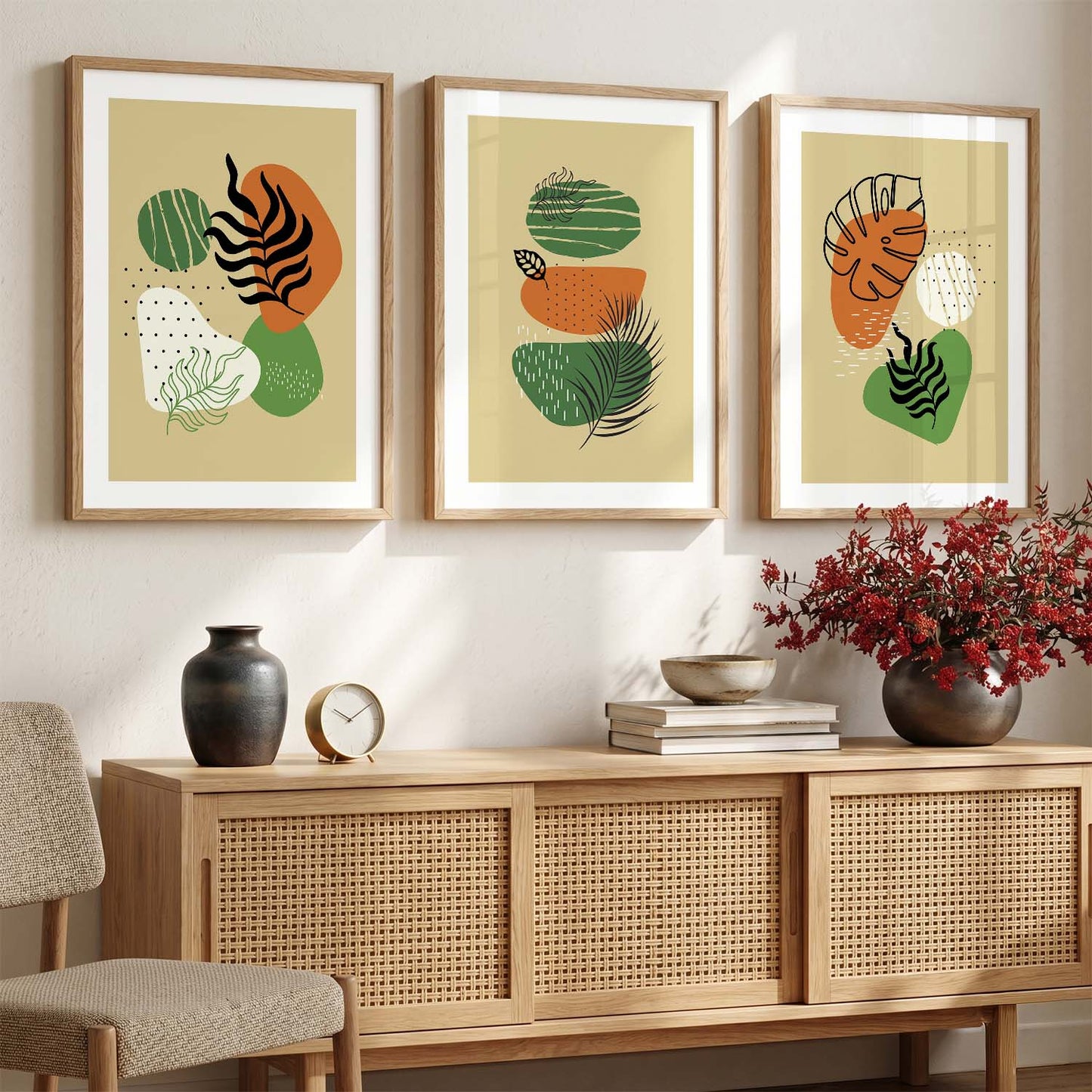 Nature Inspired Wall Art with Frame : Framed Posters