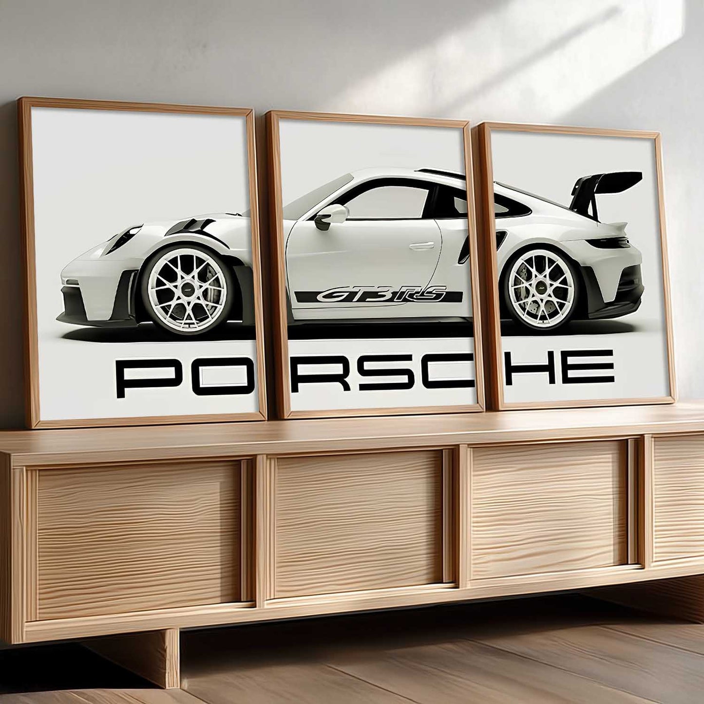Big Porsche Cars  Wall Art Paintings for Living Room Bedroom
