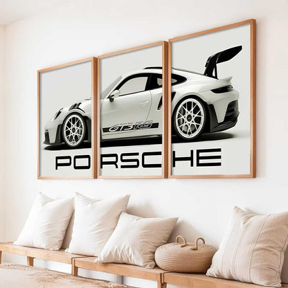 Big Porsche Cars  Wall Art Paintings for Living Room Bedroom