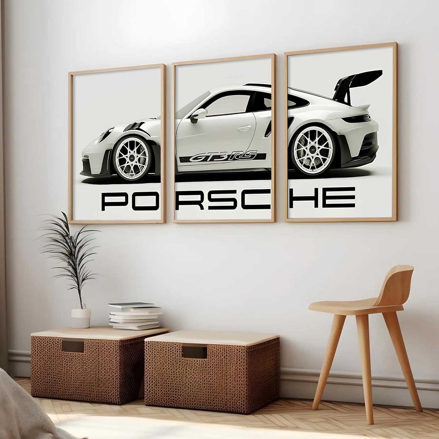 Big Porsche Cars  Wall Art Paintings for Living Room Bedroom