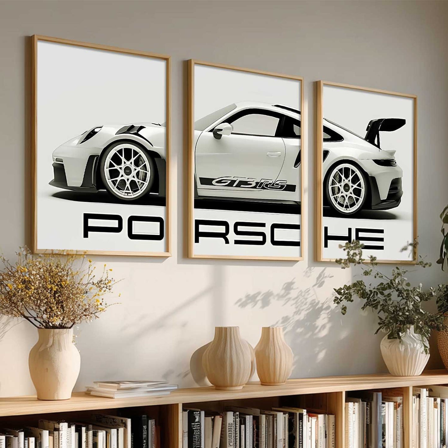 Big Porsche Cars  Wall Art Paintings for Living Room Bedroom