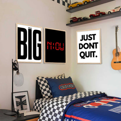 Daily Affirmation Motivational Wall Art Paintings for Living Room Bedroom