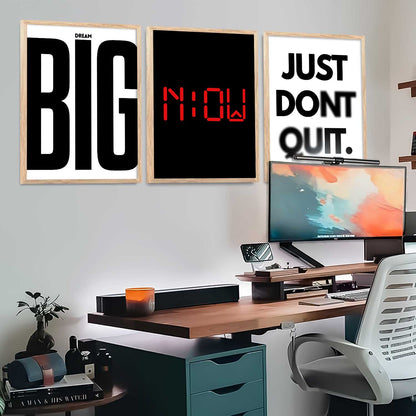 Daily Affirmation Motivational Wall Art Paintings for Living Room Bedroom