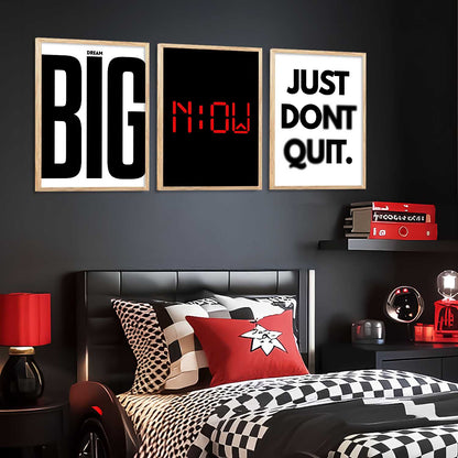 Daily Affirmation Motivational Wall Art Paintings for Living Room Bedroom