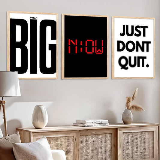Daily Affirmation Motivational Wall Art Paintings for Living Room Bedroom