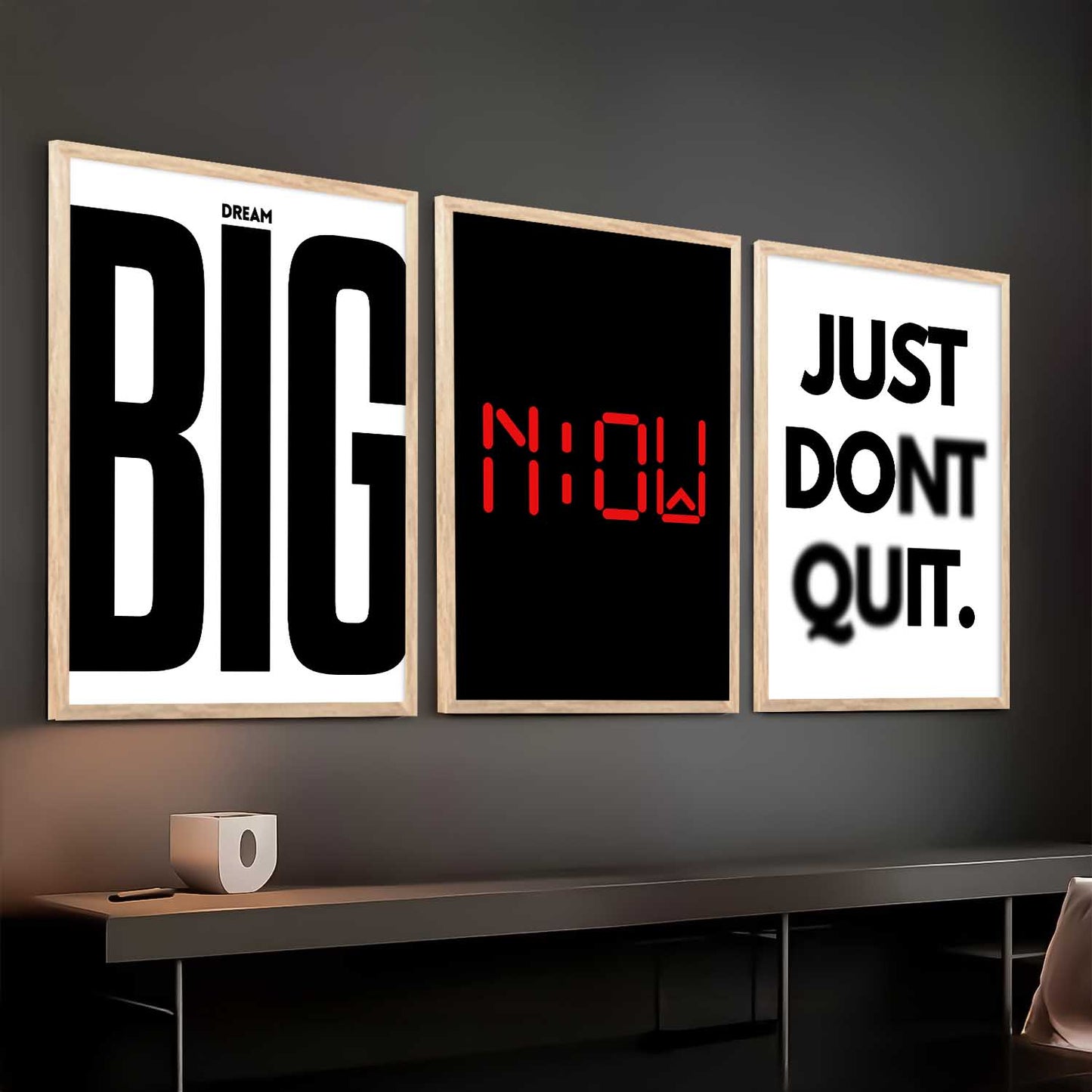 Daily Affirmation Motivational Wall Art Paintings for Living Room Bedroom