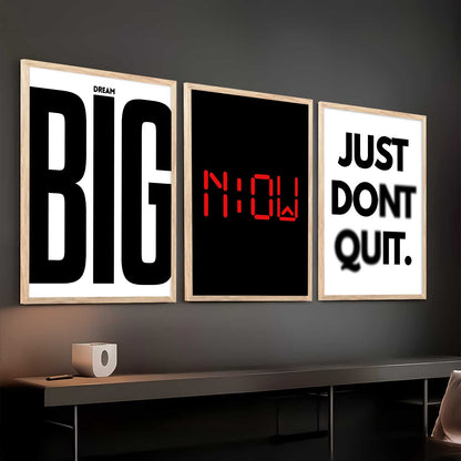 Daily Affirmation Motivational Wall Art Paintings for Living Room Bedroom
