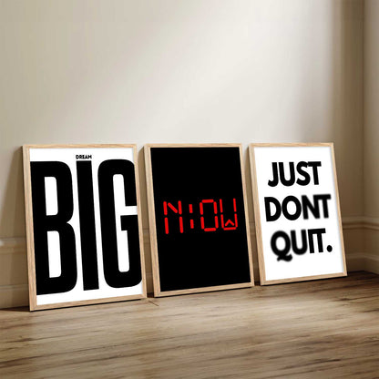 Daily Affirmation Motivational Wall Art Paintings for Living Room Bedroom