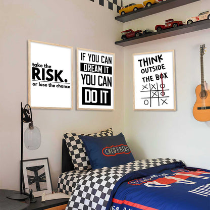 Motivational Daily Affirmation  Wall Art Paintings for Living Room Bedroom