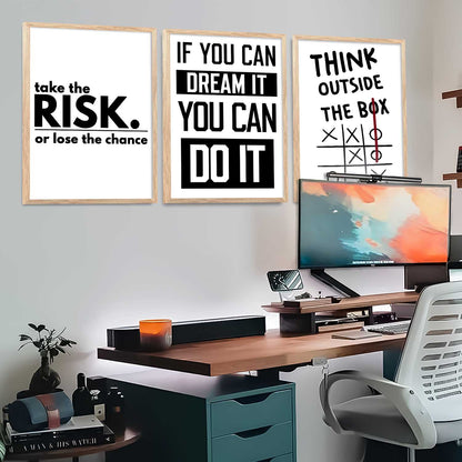 Motivational Daily Affirmation  Wall Art Paintings for Living Room Bedroom