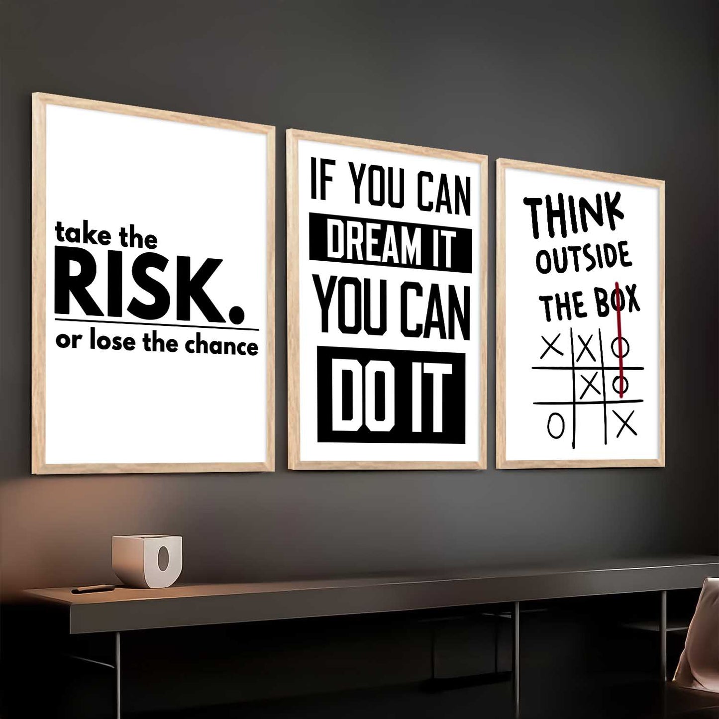 Motivational Daily Affirmation  Wall Art Paintings for Living Room Bedroom