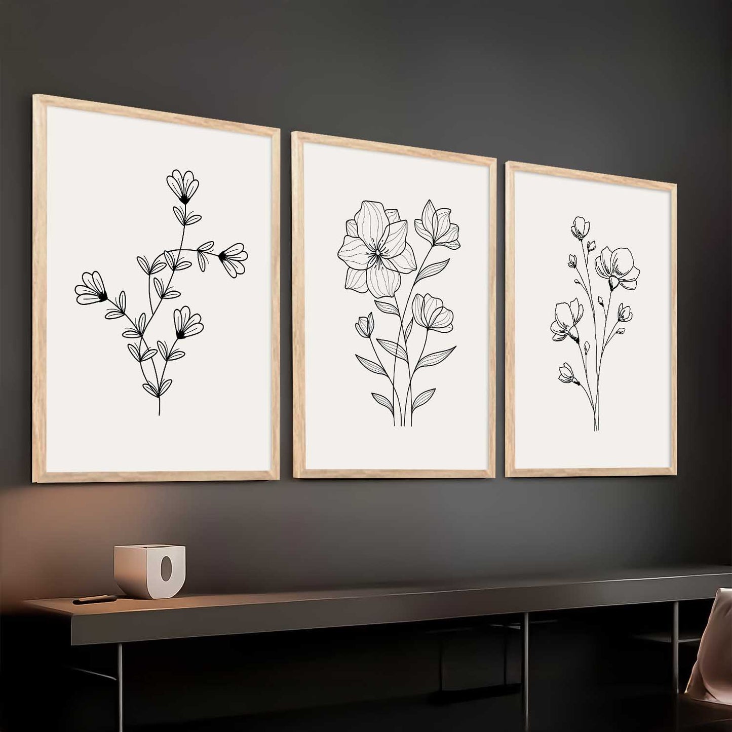 Botanical  Wall Art Paintings for Living Room Bedroom