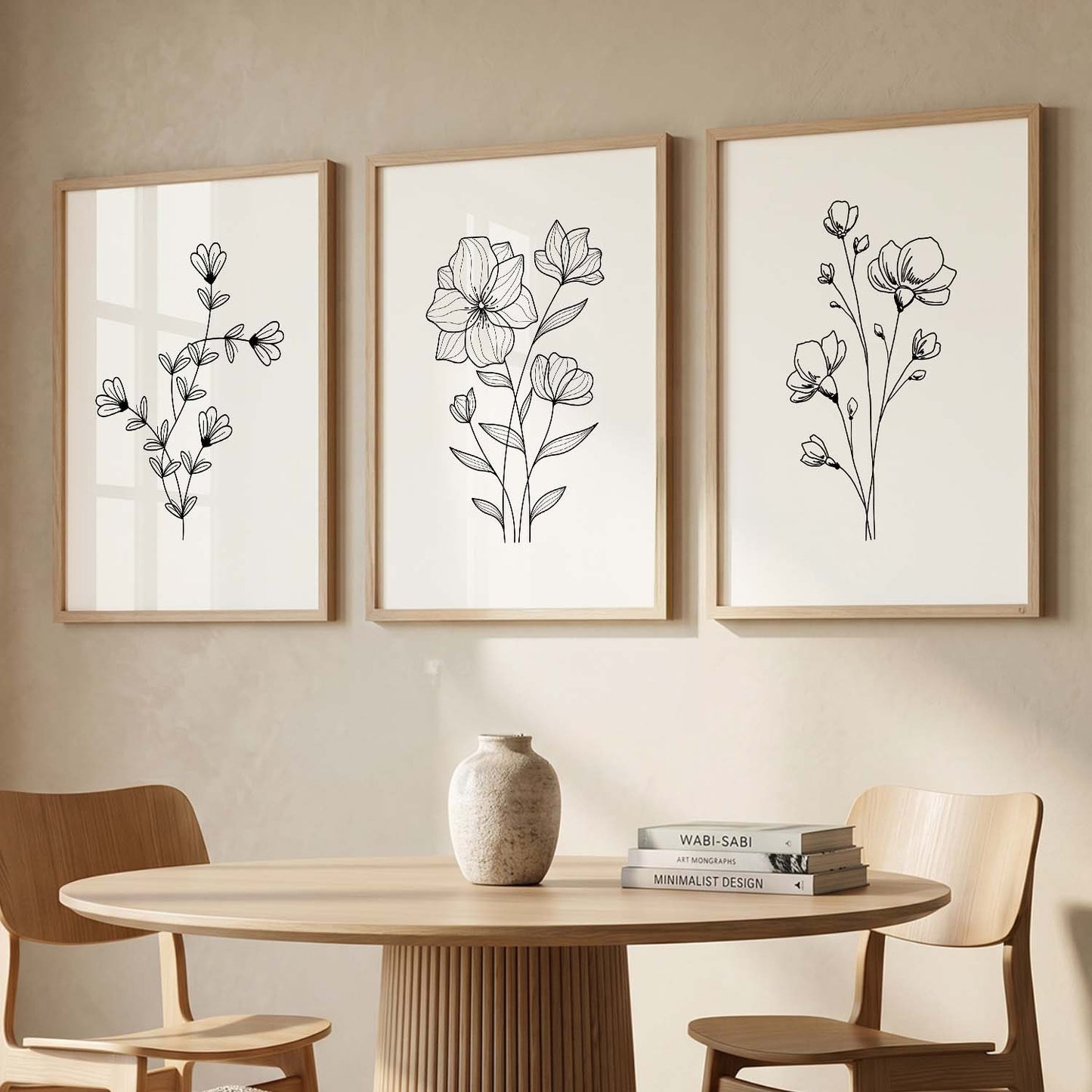 Botanical  Wall Art Paintings for Living Room Bedroom