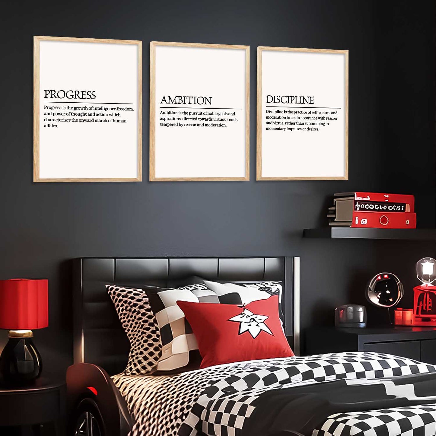 Daily Affirmation inspirational Wall Art Paintings for Living Room Bedroom