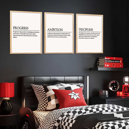 Daily Affirmation inspirational Wall Art Paintings for Living Room Bedroom