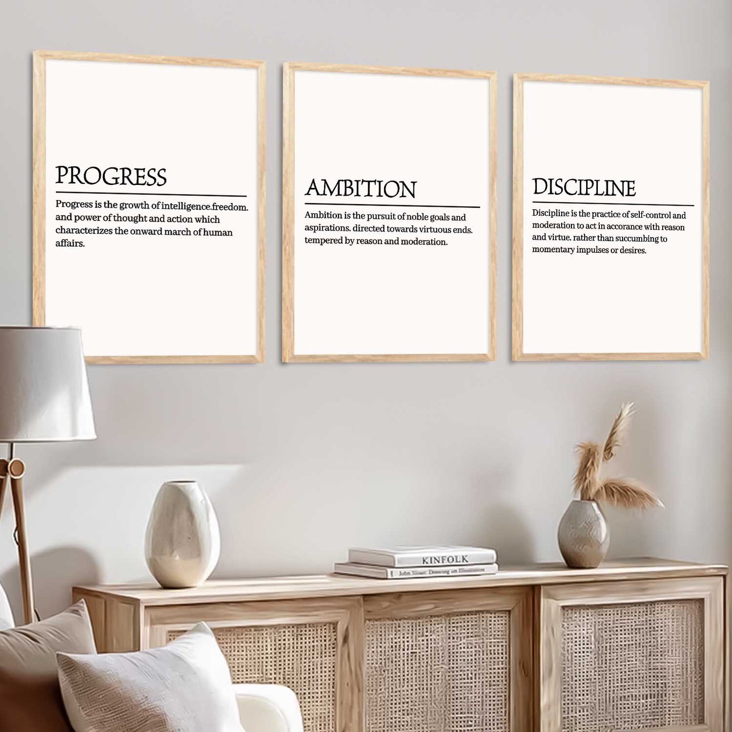 Daily Affirmation inspirational Wall Art Paintings for Living Room Bedroom