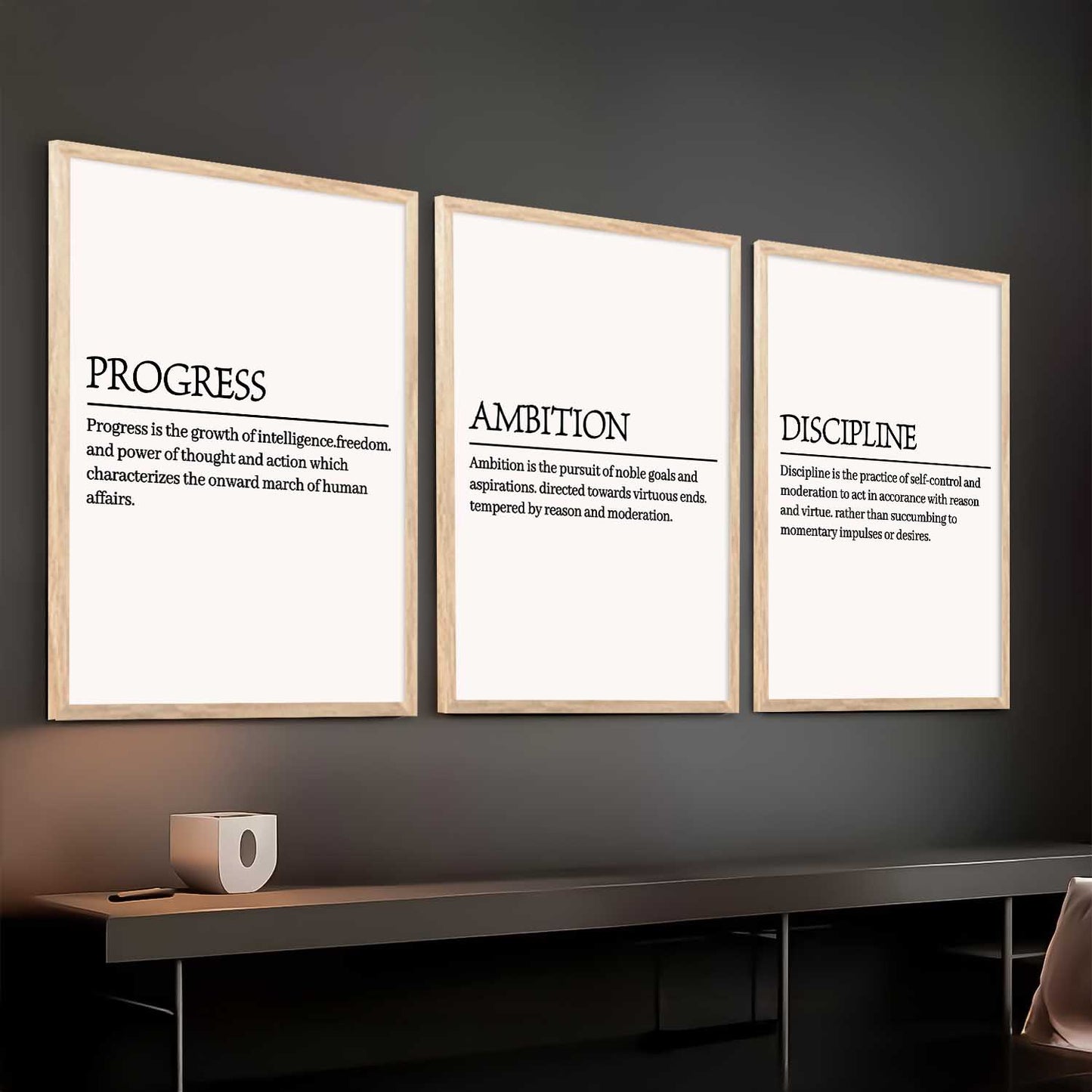 Daily Affirmation inspirational Wall Art Paintings for Living Room Bedroom