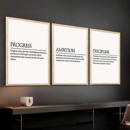 Daily Affirmation inspirational Wall Art Paintings for Living Room Bedroom