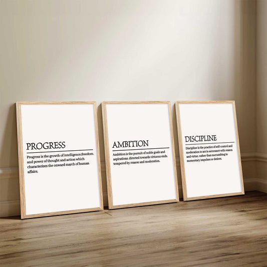 Daily Affirmation inspirational Wall Art Paintings for Living Room Bedroom