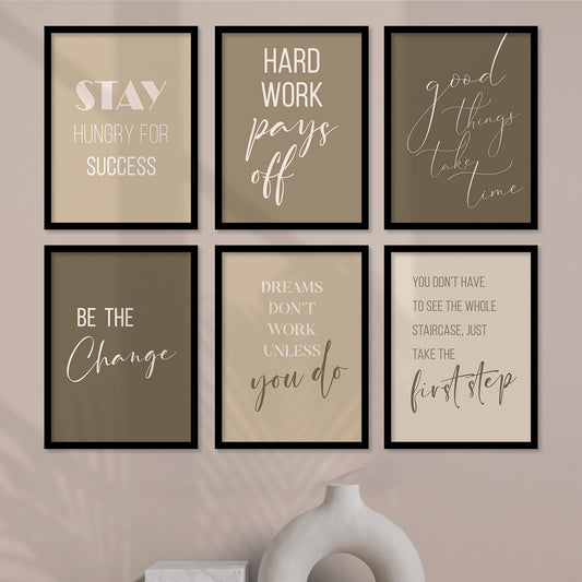 Motivational Quotes Framed Posters for Home and Office Decor - Wall Art  Decor – Page 9 – Kotart