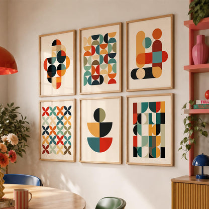 Wall Art Framed Wall Art Prints | Set of 6 | Home Decor