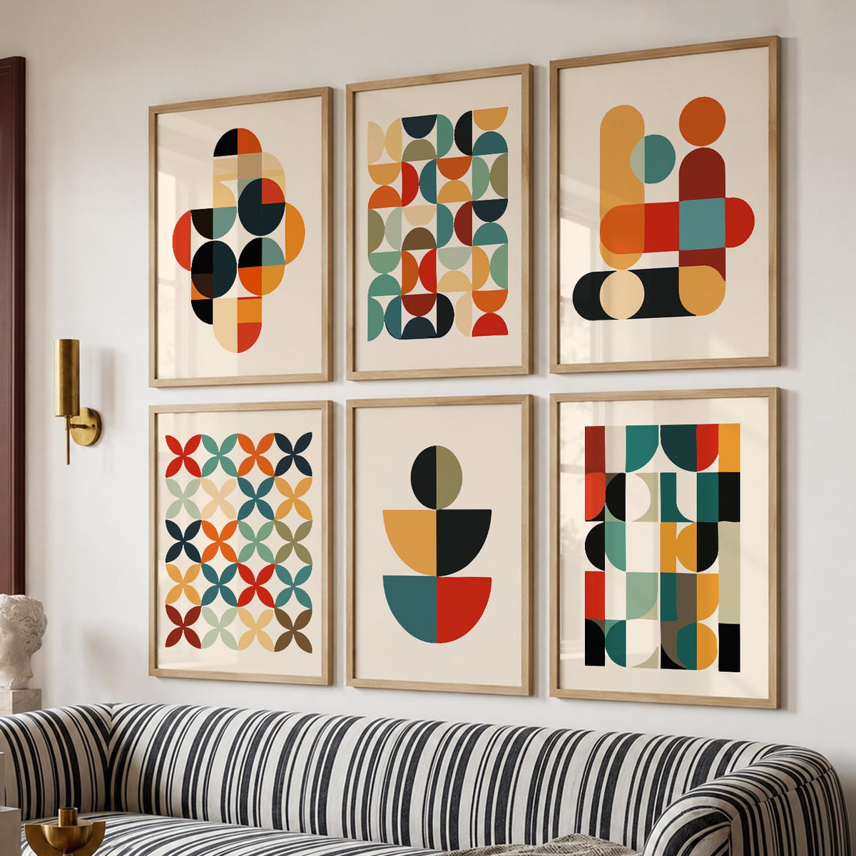 Wall Art Framed Wall Art Prints | Set of 6 | Home Decor
