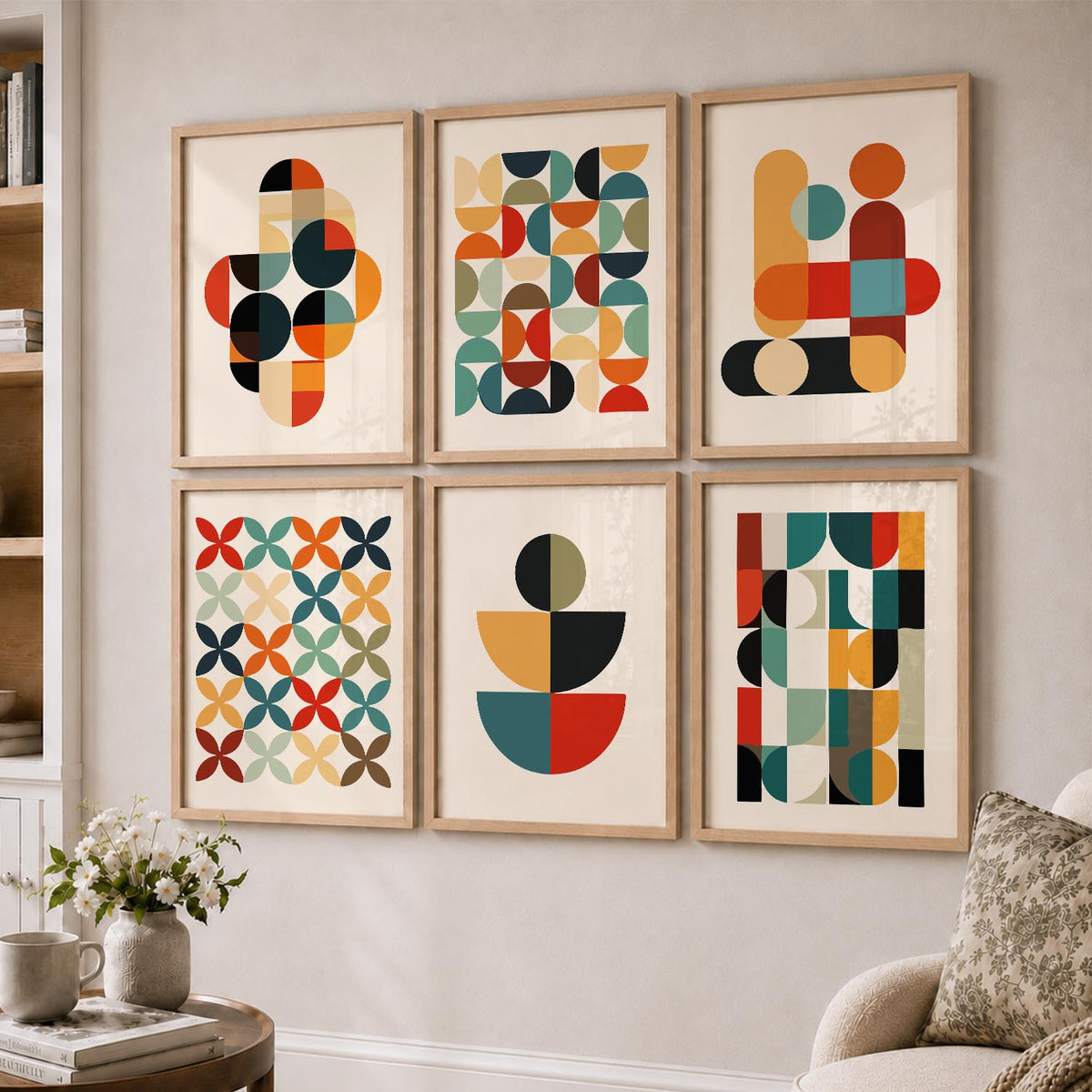 Wall Art Framed Wall Art Prints | Set of 6 | Home Decor