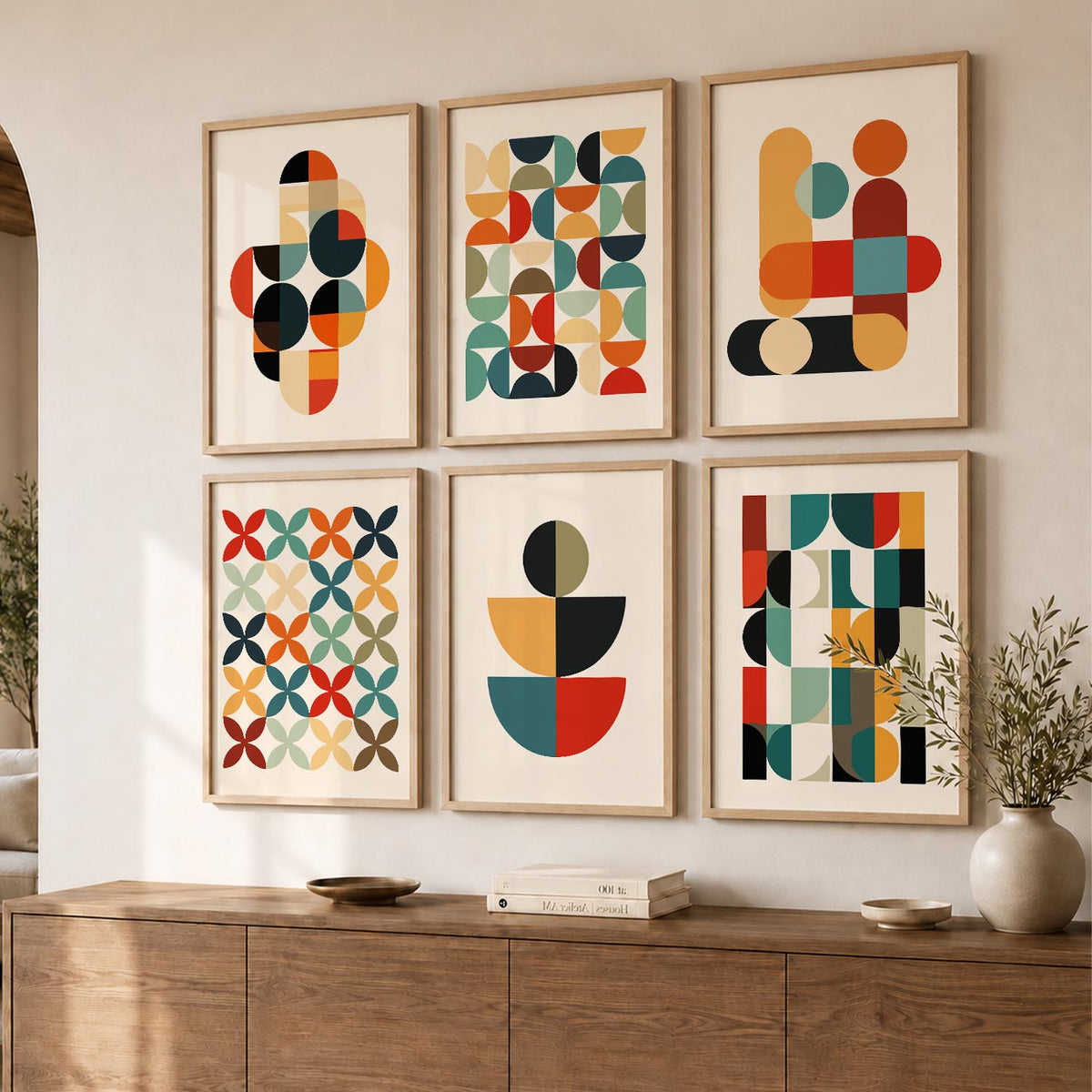 Wall Art Framed Wall Art Prints | Set of 6 | Home Decor