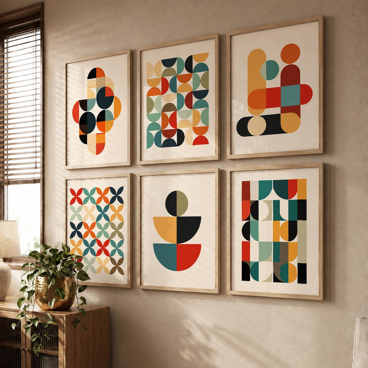 Wall Art Framed Wall Art Prints | Set of 6 | Home Decor