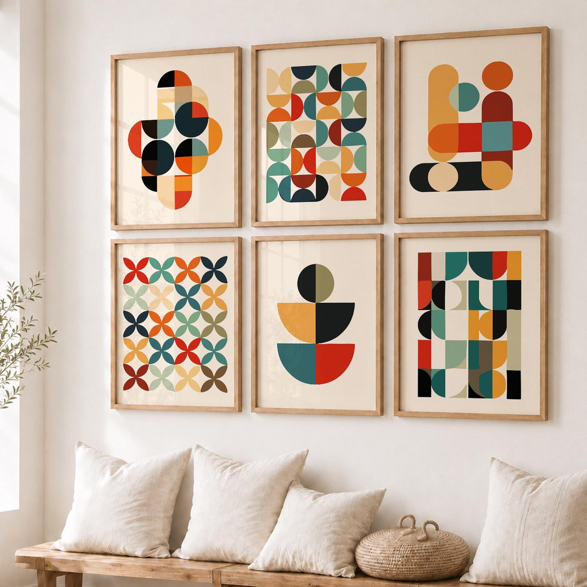 Wall Art Framed Wall Art Prints | Set of 6 | Home Decor