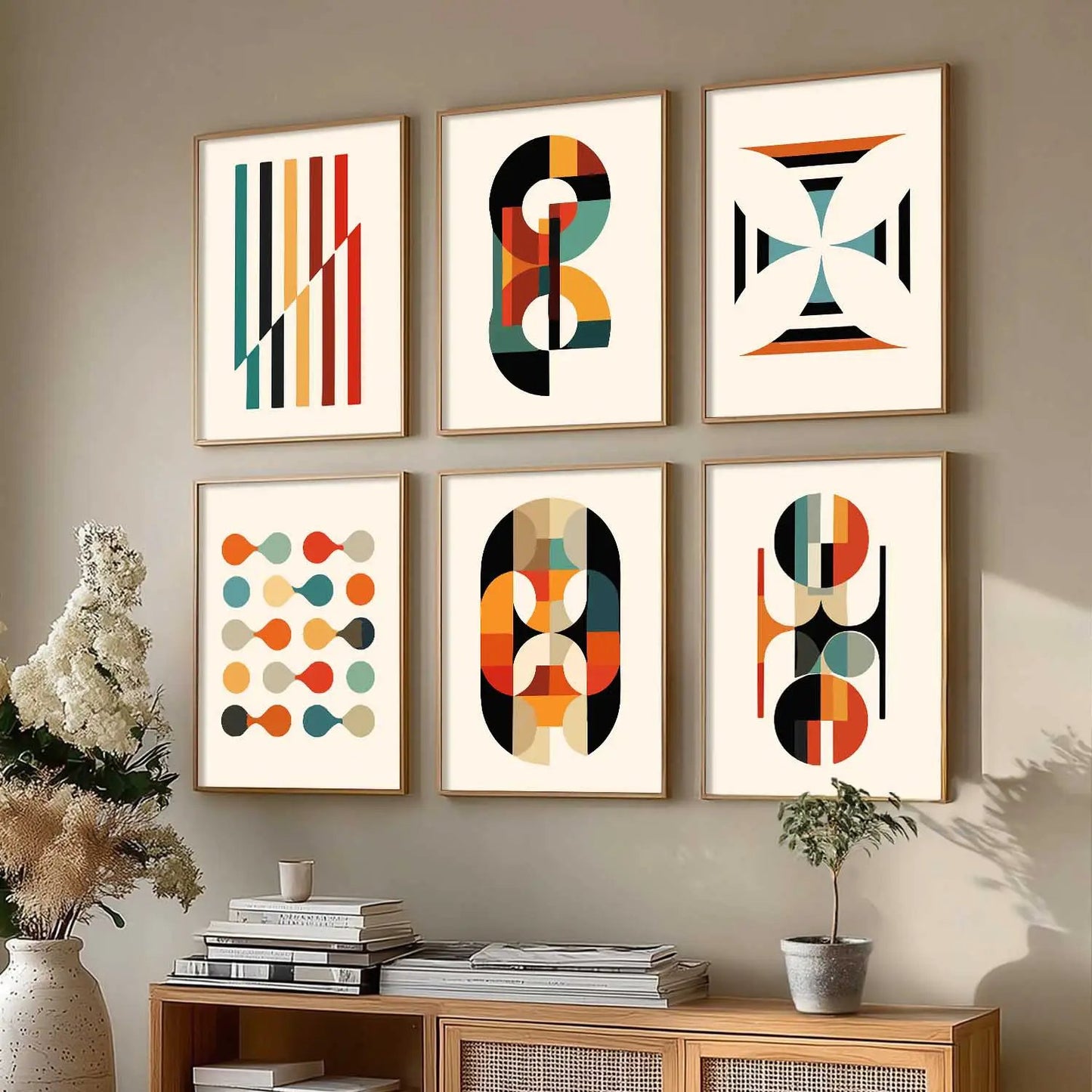 Wall Art Framed Wall Art Prints | Set of 6 | Home Decor