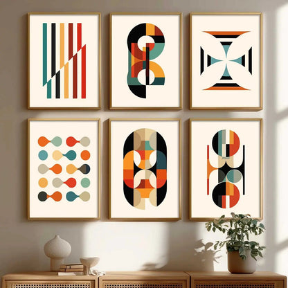 Wall Art Framed Wall Art Prints | Set of 6 | Home Decor