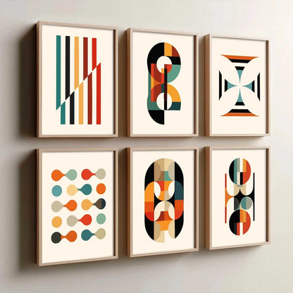 Wall Art Framed Wall Art Prints | Set of 6 | Home Decor