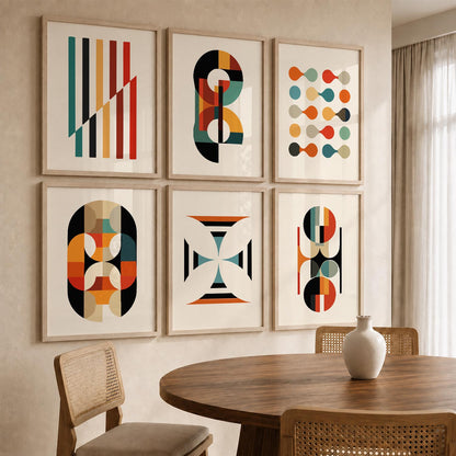 Wall Art Framed Wall Art Prints | Set of 6 | Home Decor