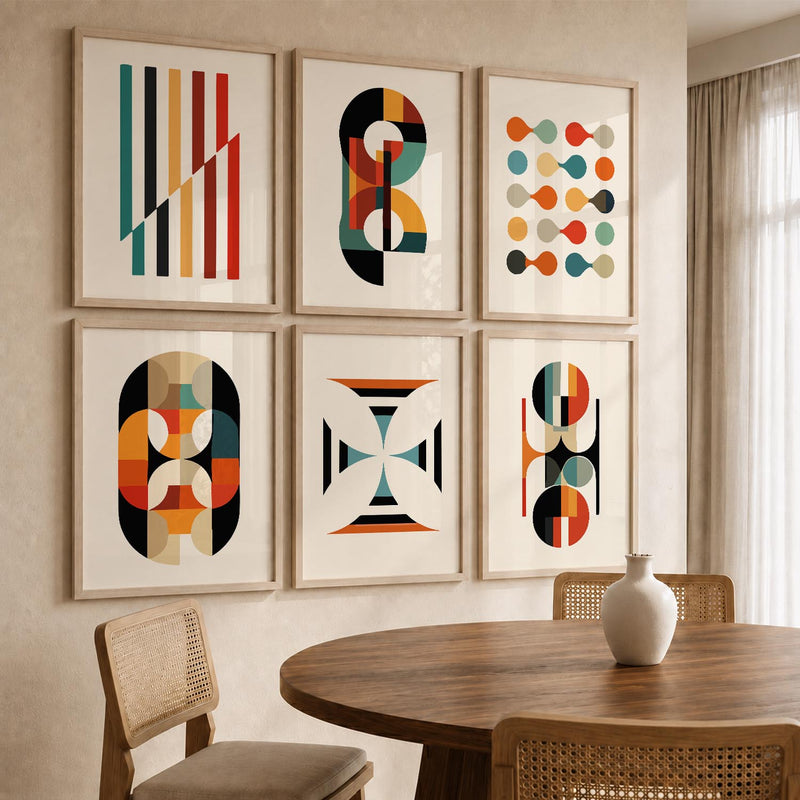 Wall Art Framed Wall Art Prints | Set of 6 | Home Decor