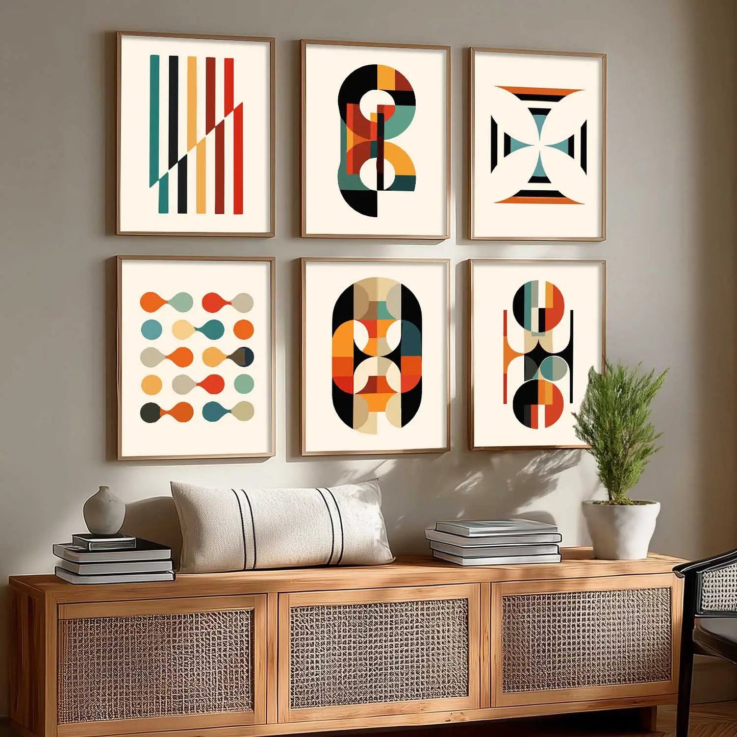 Wall Art Framed Wall Art Prints | Set of 6 | Home Decor