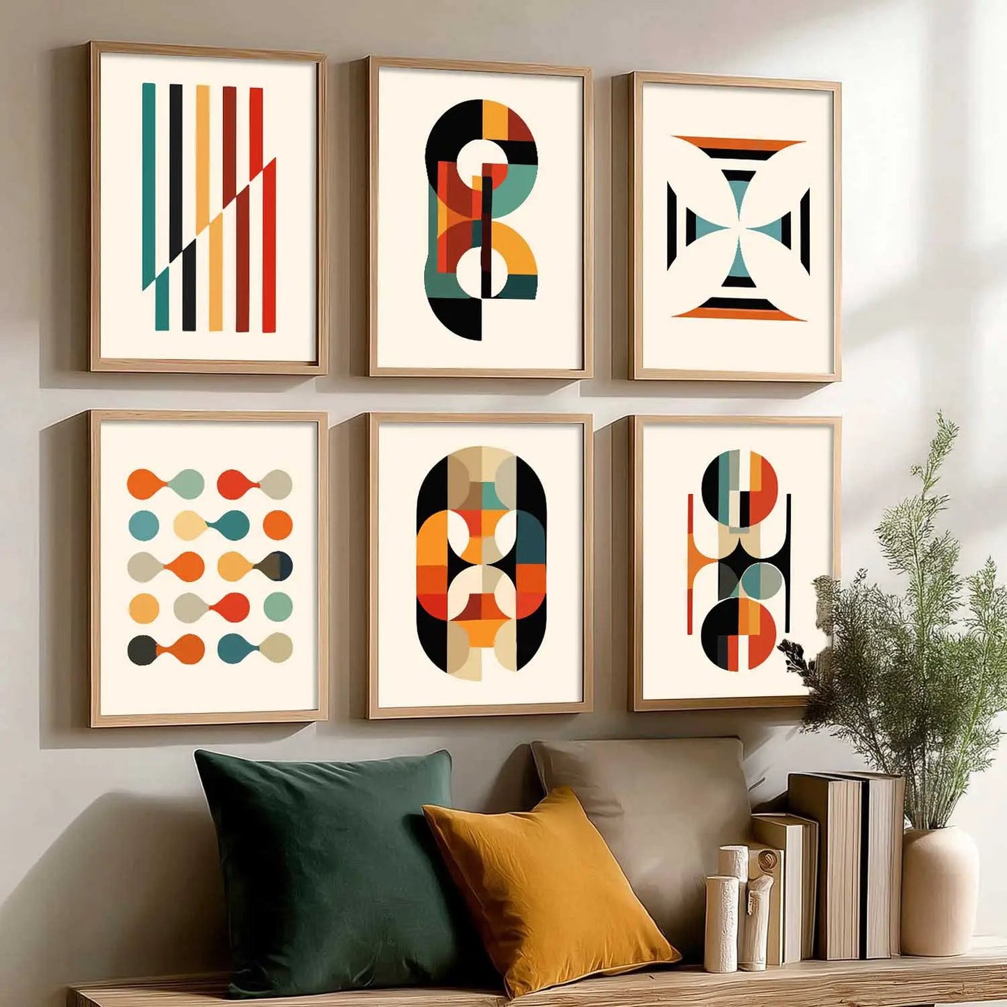 Wall Art Framed Wall Art Prints | Set of 6 | Home Decor
