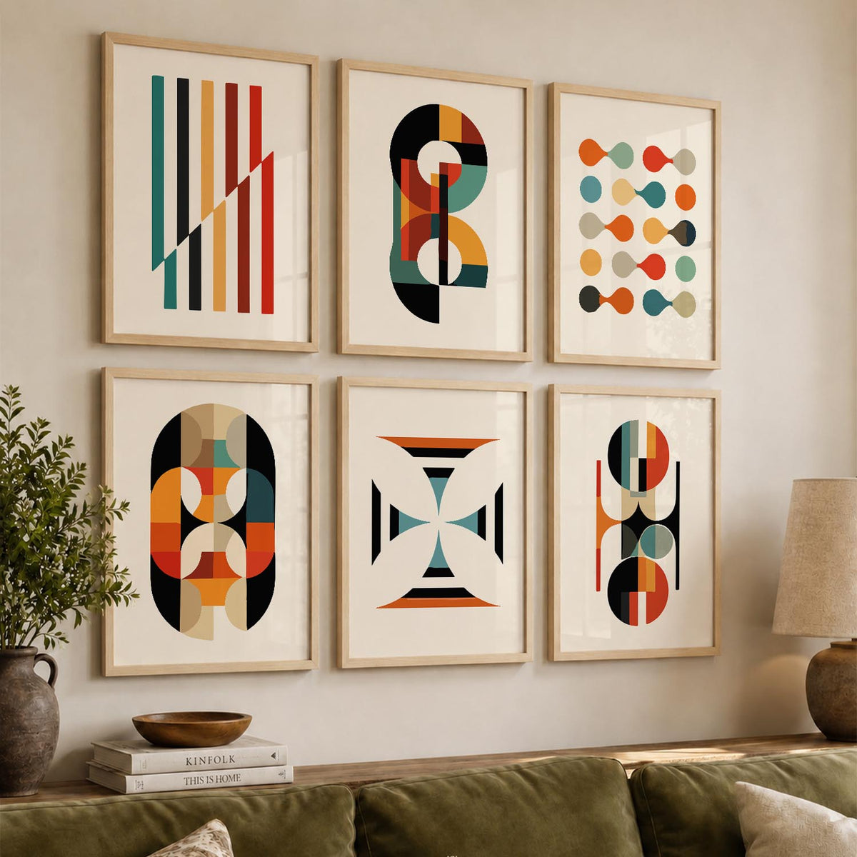 Wall Art Framed Wall Art Prints | Set of 6 | Home Decor