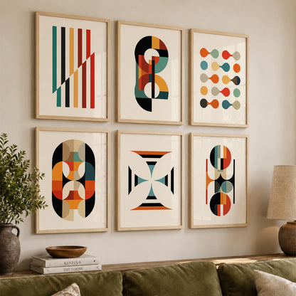 Wall Art Framed Wall Art Prints | Set of 6 | Home Decor
