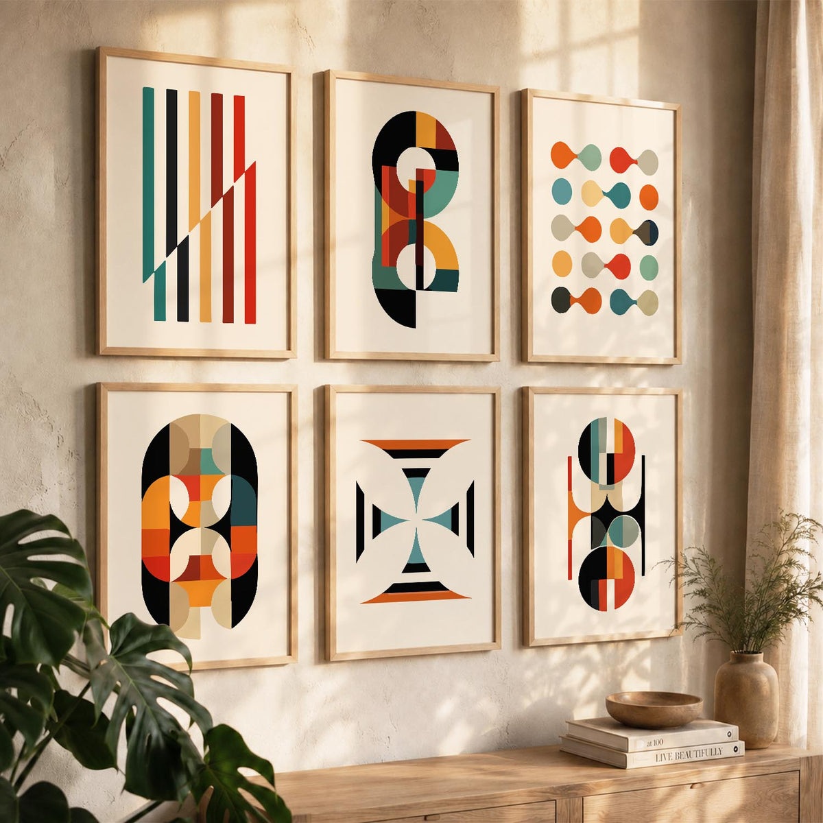 Wall Art Framed Wall Art Prints | Set of 6 | Home Decor