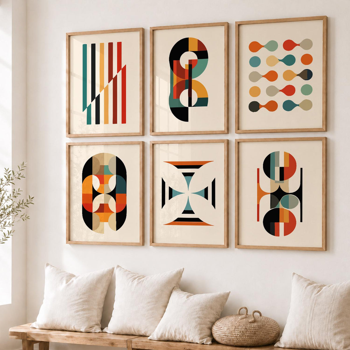 Wall Art Framed Wall Art Prints | Set of 6 | Home Decor