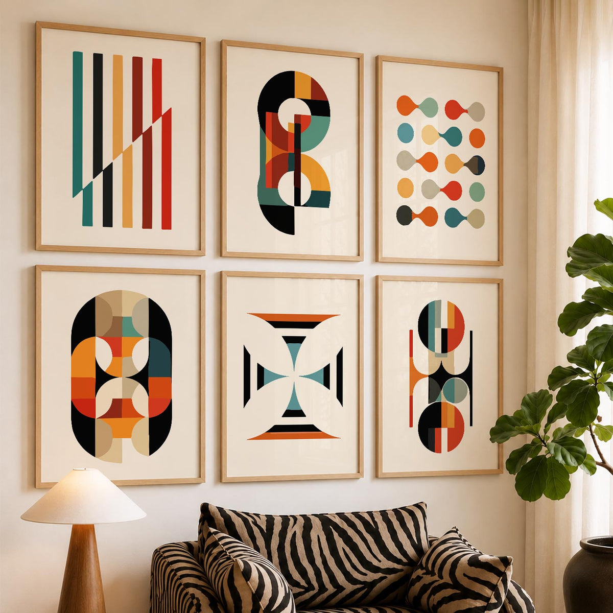 Wall Art Framed Wall Art Prints | Set of 6 | Home Decor