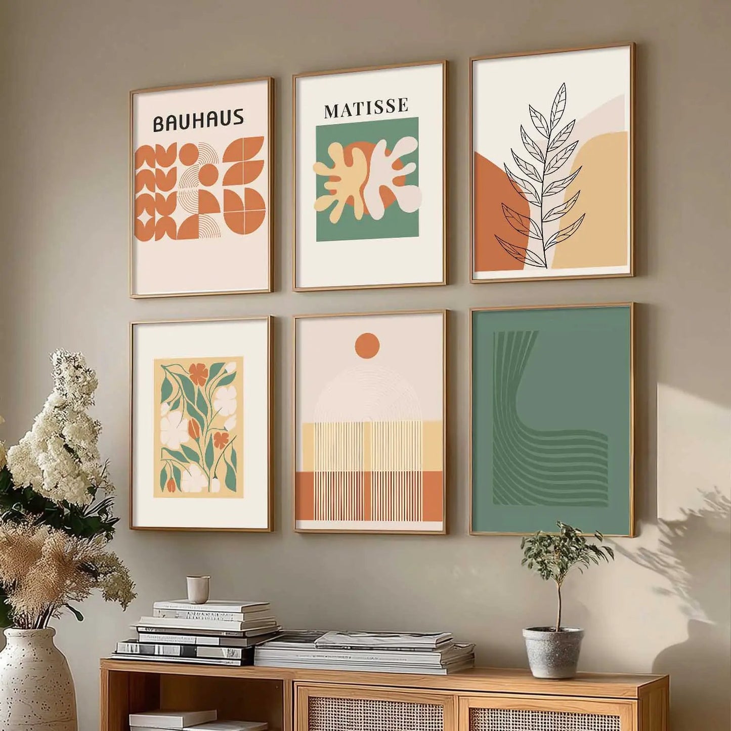 Wall Art Framed Wall Art Prints | Set of 6 | Home Decor