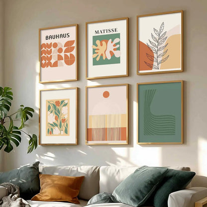 Wall Art Framed Wall Art Prints | Set of 6 | Home Decor