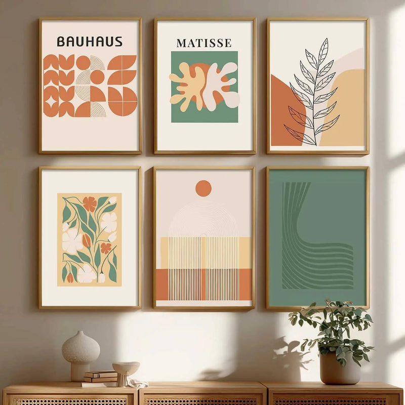 Wall Art Framed Wall Art Prints | Set of 6 | Home Decor