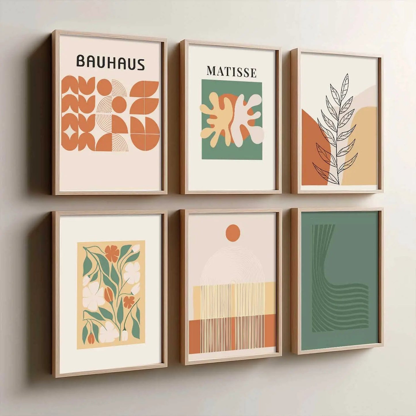 Wall Art Framed Wall Art Prints | Set of 6 | Home Decor