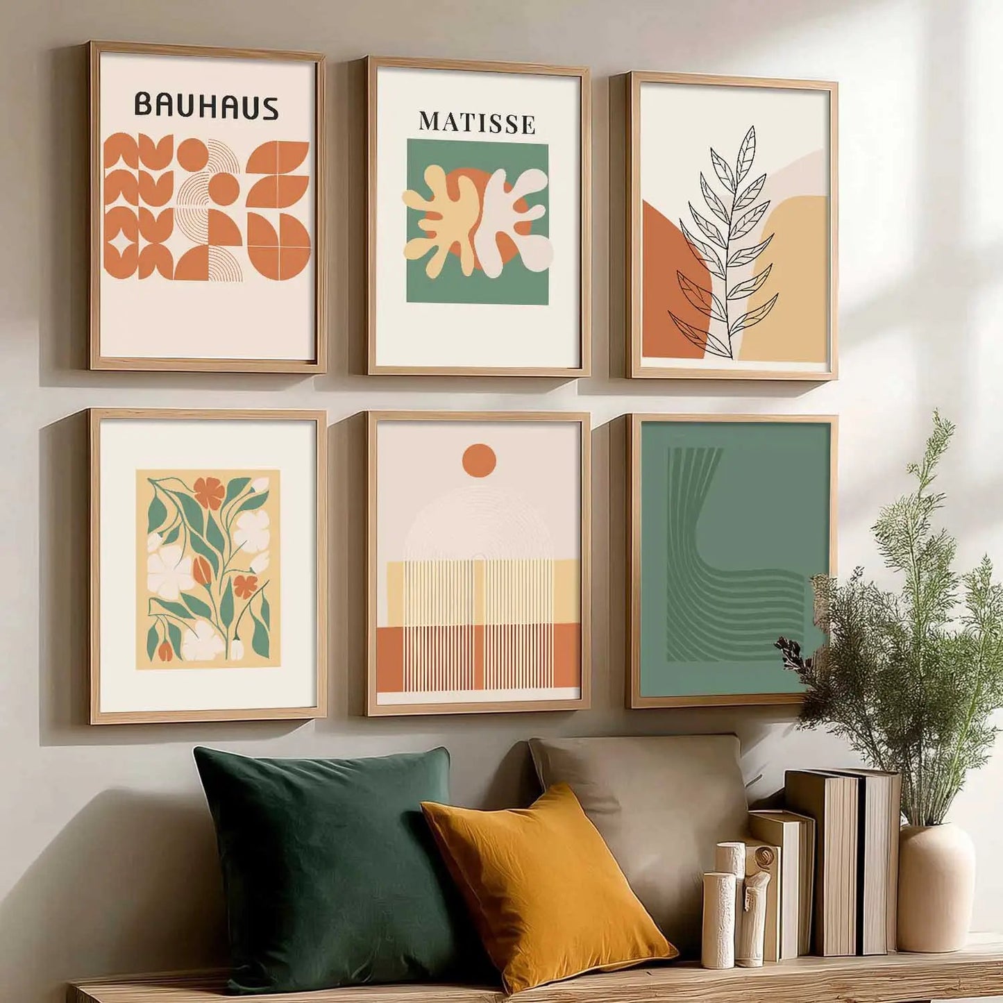 Wall Art Framed Wall Art Prints | Set of 6 | Home Decor