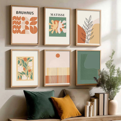 Wall Art Framed Wall Art Prints | Set of 6 | Home Decor
