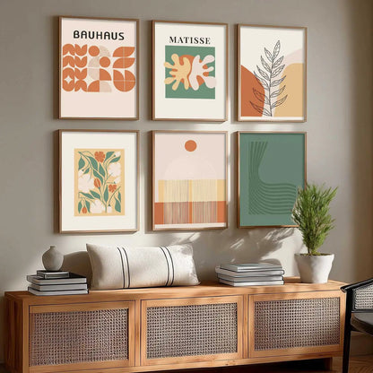 Wall Art Framed Wall Art Prints | Set of 6 | Home Decor