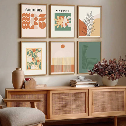 Wall Art Framed Wall Art Prints | Set of 6 | Home Decor
